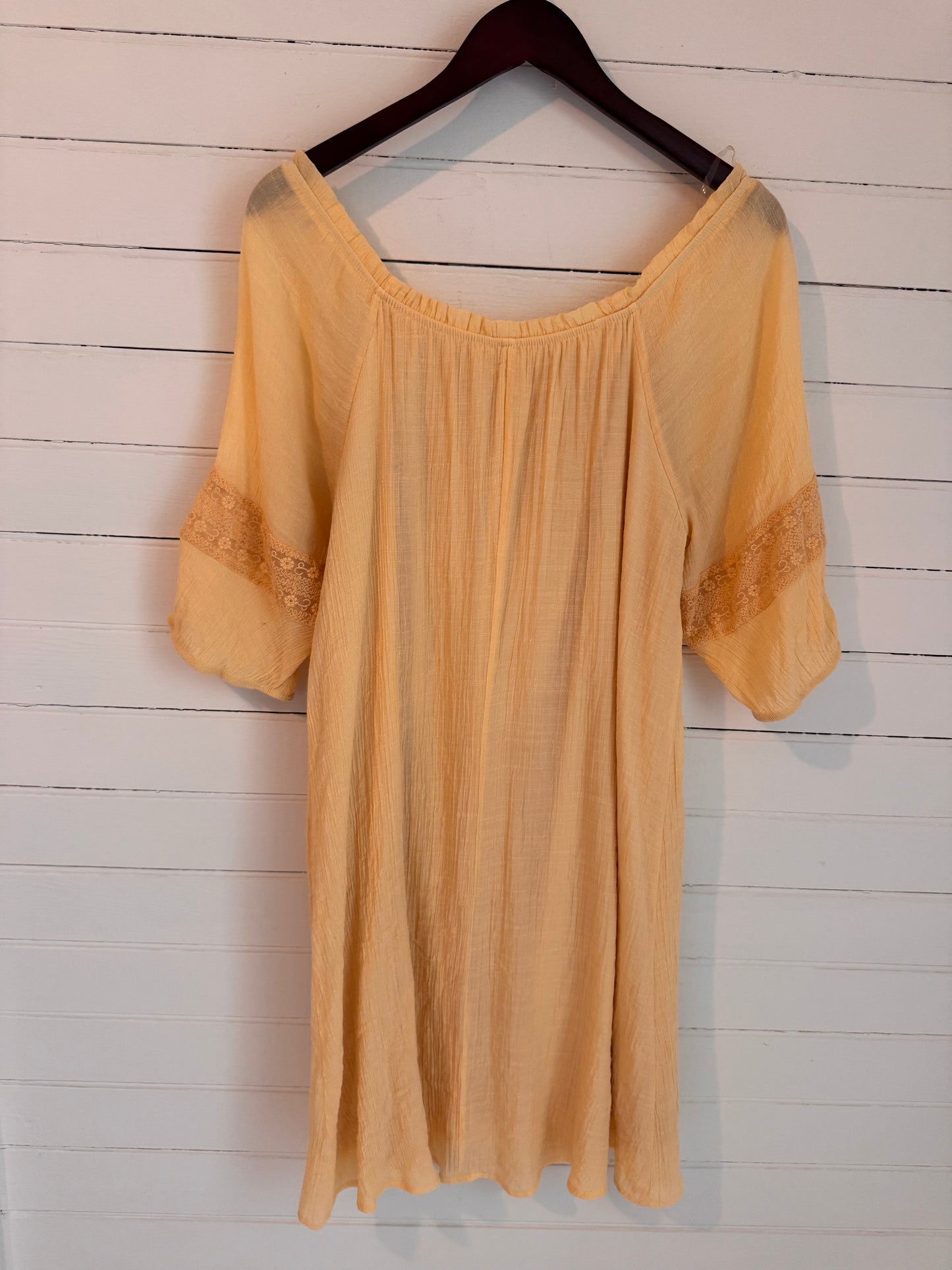 Flowy Butter Yellow Dress