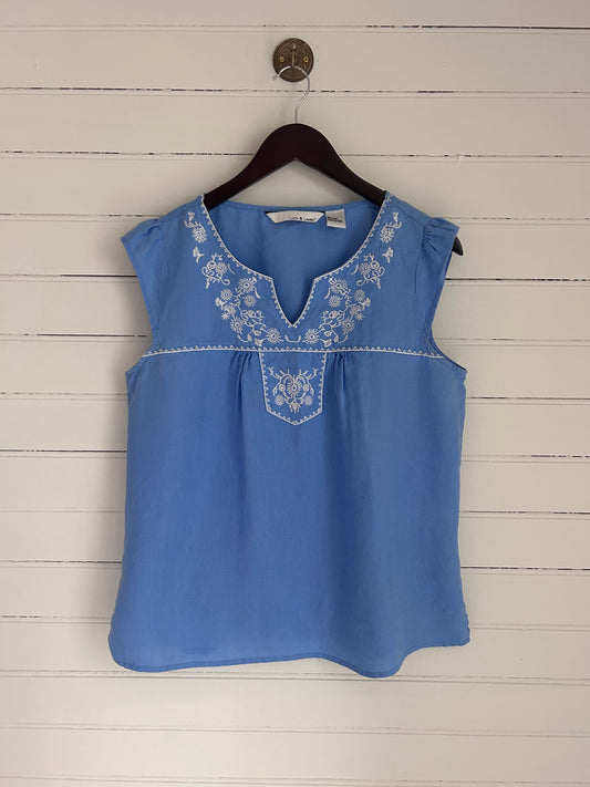 Large Blue Top