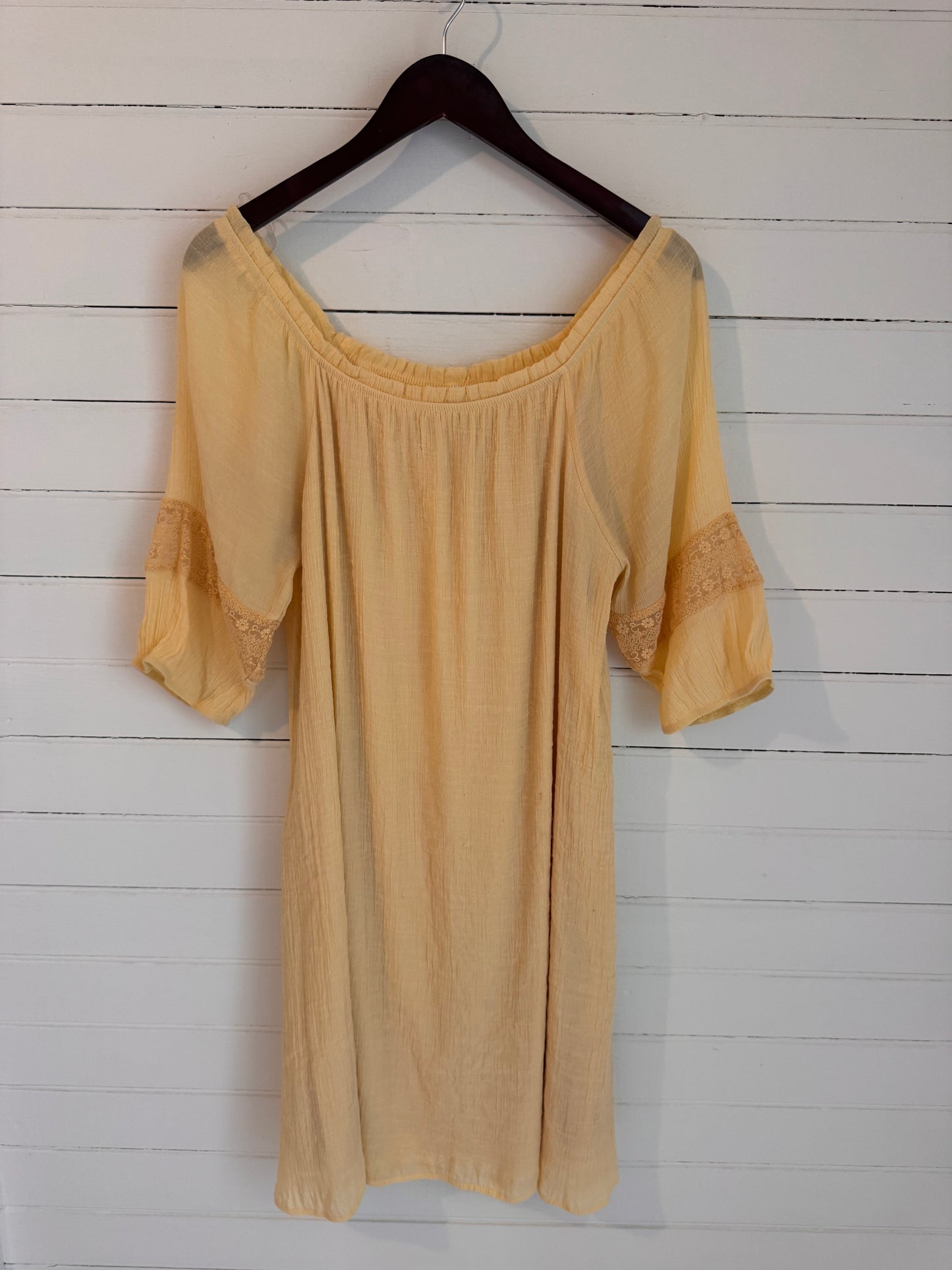 Flowy Butter Yellow Dress