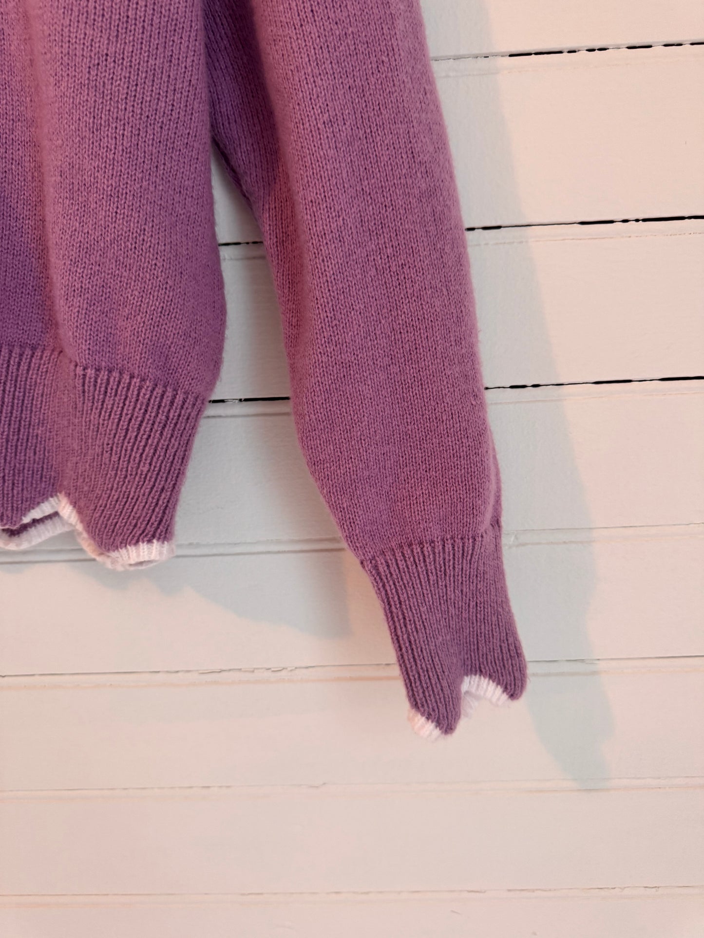 Scalloped Detail Sweater