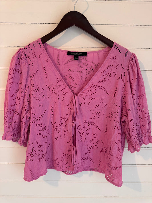 Modern Eyelet Blouse